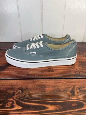 Vans Authentic Canvas Sneakers – Dusty Blue/Gray – Men’s 9 / Women’s 10.5